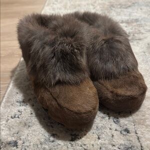 Genuine Rabbit Fur Slippers